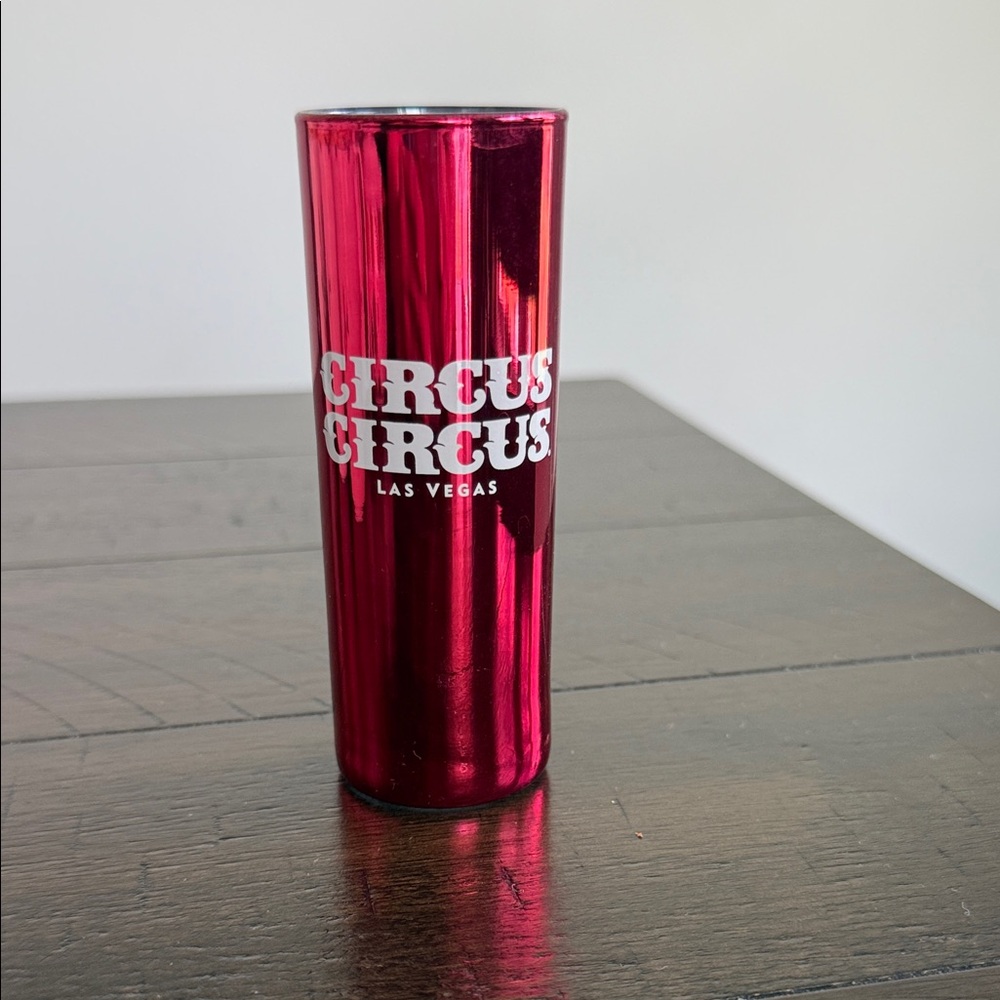 Circus Circus Las Vegas red shot glass